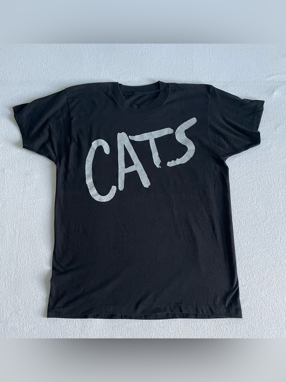 Vintage Cats The Musical 1981 Graphic Tshirt Single Stitch Size M/L Double sided